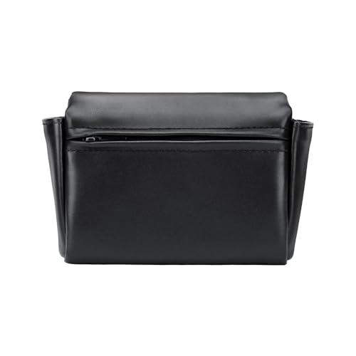 KIWIFOTOS PU Leather Camera Case for Fuji X100VI/PowerShot V1 | without strap, Fits X100VI/X-E5+23/27mm lens & PowerShot V1. Soft PU leather, magnetic flap, soft lining, rear zipper pocket - color: PU Camera Case Black