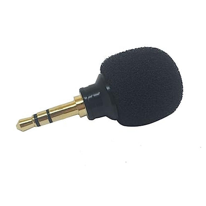 Hemoton Mini Portable Microphone for Mobile Phone and Laptop for Chatting and Streaming Compact Design Black