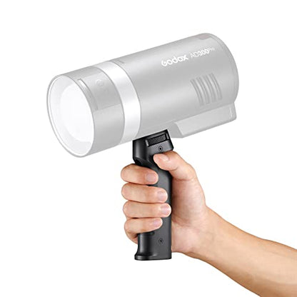 Godox FG-100 Flash Handheld Grip, 1/4" Screw Speedlite Bracket Handle Holder Stabilizers for Godox AD100pro,AD200,AD200pro,AD300pro and Other Speedlight, LED Video Light