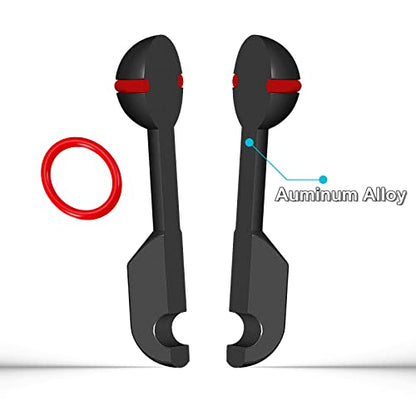 MINIFOCUS 1" Ball to YS Head Clip Arm, 2PCS 3.35"/8.5cm Aluminum Alloy YS Head Adapter Lightweight Arm Underwater Photography Lighting System Connector for Diving Strobe/Video Light - color: YS Head
