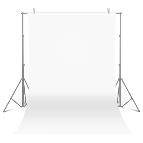 Meking 39.37x78.74 inch PVC Backdrop, Matte & Reflective White Background for Photography Reusable Daul-Sided Vinyl Backdrops for Product Photography,Portrait Shoots and Photo Studio - color: Matte & Reflective White