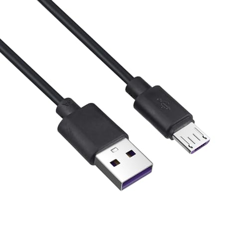Smays 4-Pack 25ft Security Camera Micro USB Extension Cable Compatible with YI Home Camera, Oculus Go, Blink Mini, Black - color: Black, size: 25 Feet