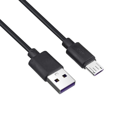 Smays 4-Pack 25ft Security Camera Micro USB Extension Cable Compatible with YI Home Camera, Oculus Go, Blink Mini, Black - color: Black, size: 25 Feet