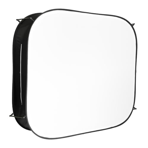 Glow HiGlow 6 x 7 ft Illuminated White Background & Rear Softbox, 2-in-1 Free-Standing Collapsible Photography Backdrop, Removable Fabric Panel, Carry Bag, 1-Year Limited Warranty - size: 6 x 7 ft