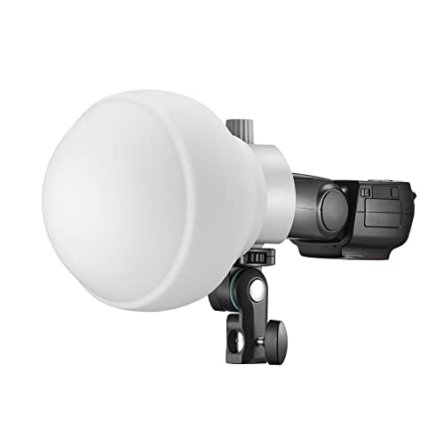 Godox ML-CD15 Flash Diffuser w/3 adapters, Diffusion Dome Light Modifier | for Godox V1S V1C V1N V1F V1O V860III V860II V850III TT685II TT600 TT685 AD200 AD200PRO AD300PRO AD400PRO ML30 ML60 ML60BI