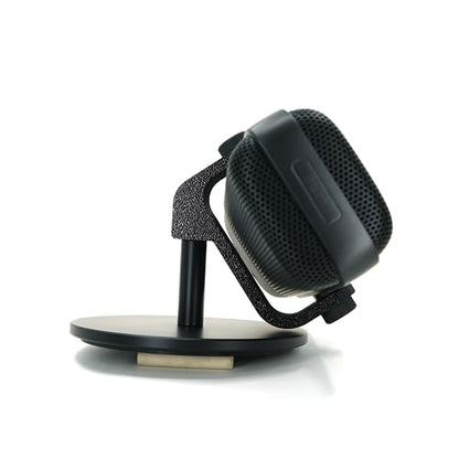 Desk Cookies Low Profile Horizontal Stand for Elgato Wave 3 Microphone – Angled Desk Mount Adapter, Uses Original Base Hardware, 1/4" Threads, Space-Saving Design