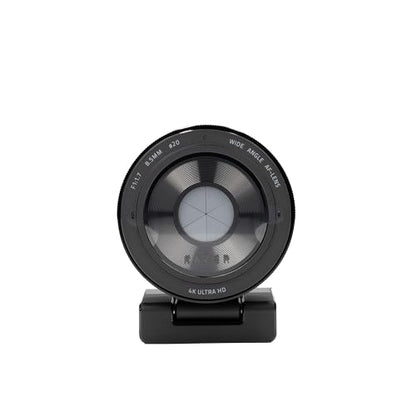Razer Kiyo Pro Ultra 4K Webcam: Large Sensor - Auto Light Correction - Built-in Mic and Shutter, Pro Grade Content Creation, Streaming, Gaming Bundle with Cleaning Kit