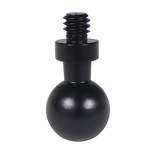 20mm/17mm/15mm/13mm to 1/4 Screw/Hole Ball Head Mount Adapter for Action Camera Photography Accessories (15mm to 1/4 Screw) - size: 15 mm to 6.35 mm Screw