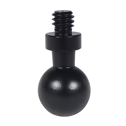 20mm/17mm/15mm/13mm to 1/4 Screw/Hole Ball Head Mount Adapter for Action Camera Photography Accessories (15mm to 1/4 Screw) - size: 15 mm to 6.35 mm Screw
