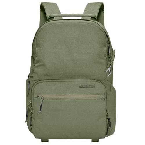 BREVITE Jumper Compact Camera Backpack 2026 Edition: A Minimalist & Travel-friendly Photography Backpack For DSLR Camera & Laptop w/Reinforced Straps & Stiffer Dividers (23L) (Pine Green Color) - color: Pine Green, size: 23L