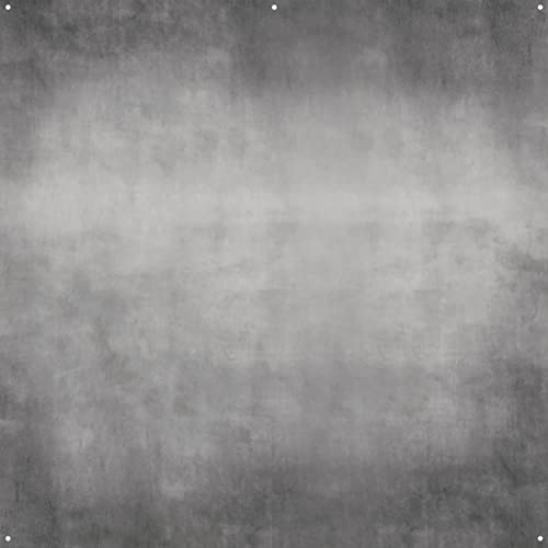 Westcott X-Drop Pro 8'x8' Fabric Backdrop - Perfect for Portraits, Groups, Video and Other Photography & Video (Vintage Gray By Glyn Dewis) - color: Vintage Gray By Glyn Dewis