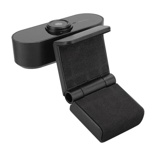 1080P HD USB Webcam Clear Picture Swingable Camera for Video Call, Compatible with WindowsMac for Online Teaching (Black)