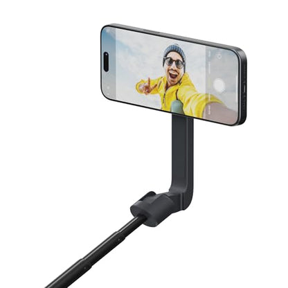 ShiftCam SnapStand Selfie – Magnetic Selfie Stick & Tripod – Compact, Foldable & Extendable with Tilt Head and Magnetic Bluetooth Remote (Midnight, SnapStand Selfie) - color: Midnight, size: SnapStand Selfie