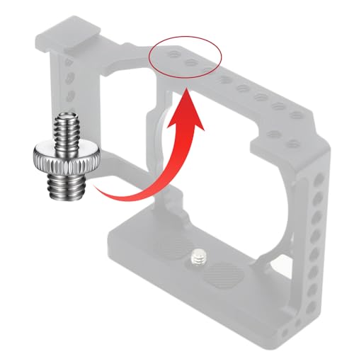 14 Pcs Camera Screws Mount Set 1/4 to 3/8 Tripod Screw Adapter 3/8-20 Thread Converter Adapter 1/4 Screws Camera Hot Shoe Mount Adapters Tripod Mounts Adapters Set for Ballhead Flash Light Monopod