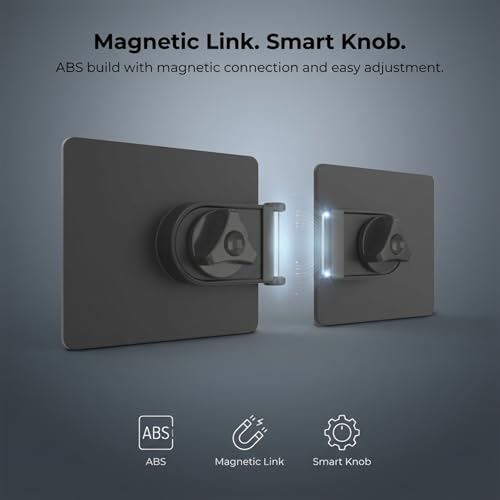 2-Pack Universal Magnetic Monitor Connection Bracket Compatible with All Computer Monitors Curved and Flat Screen Adjustable Magnetic Monitor Alignment Tool with Strong Adhesive