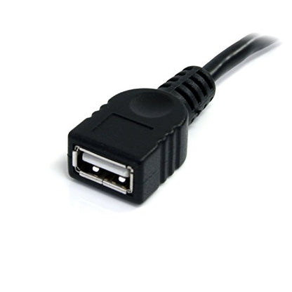 StarTech 3ft USB 2.0 Extension Cable, USB-A M/F, Black (USBEXTAA3BK) - color: Black, size: 3ft