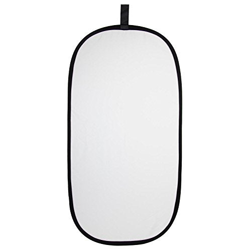 Rogue 2-in-1 Collapsible Reflector - Super Soft Silver / Natural White 20x40" | a softer more diffuse light than shiny silver reflectors - size: 20x40" Reflector