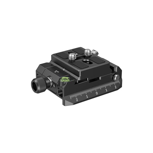 SmallRig Mount Plate Kit with Top Plate for Arca-Swiss and Bottom Plate for Manfrotto-Type, Compatible for DJI RS Series - 4234 - style: Baseplate