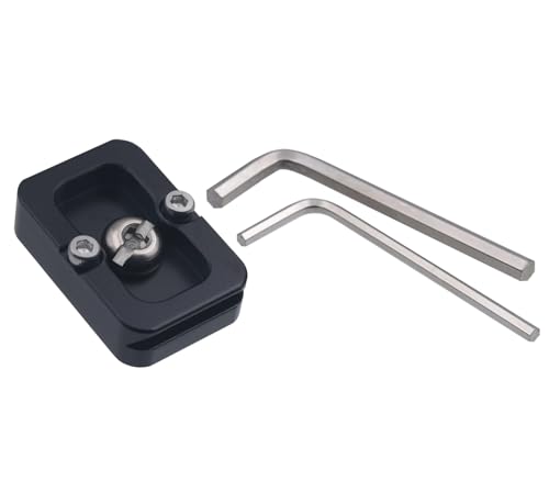 PU-25 25mm Universal Quick Release QR Plate Mini Plate Compact Camera Mount for Tripod Monopod Ball Head DSLR Camera, Arca-Swiss Compatible