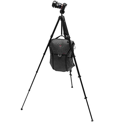 Peak Design Travel Tripod, Carbon Fiber, Compact Design, Quick Setup and Takedown, Pro-Level Stability, Ergonomic Ball Head, Compact and Portable Travel Tripod for Camera and Phone, 20 lb Capacity - color: Carbon Fiber