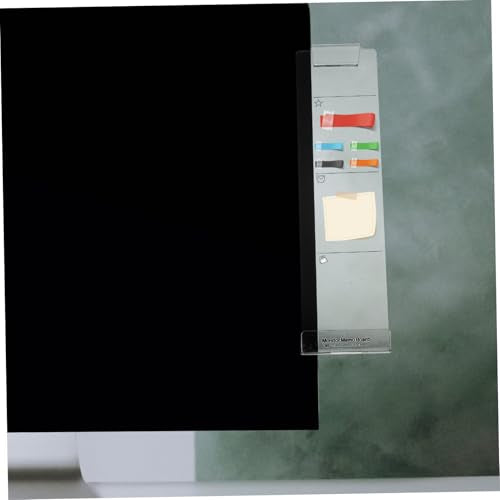Holibanna 2Pcs Transparent Memo Boards with Phone Holders Convenient Computer Accessories for Office Home and Desktop Use Lightweight Design for Easy Viewing and Hands Phone