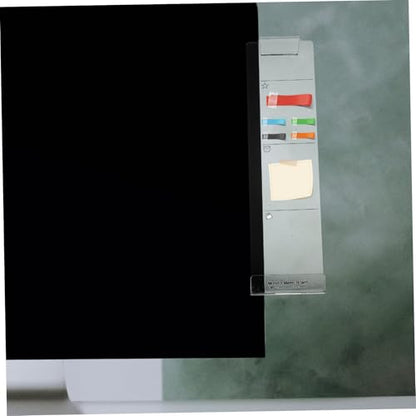 Holibanna 2Pcs Transparent Memo Boards with Phone Holders Convenient Computer Accessories for Office Home and Desktop Use Lightweight Design for Easy Viewing and Hands Phone