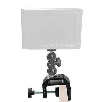 CAMVATE C Clamp with 1/4-20 & 3/8-16 screw Hole for Tables Desk Mount/2 PCS