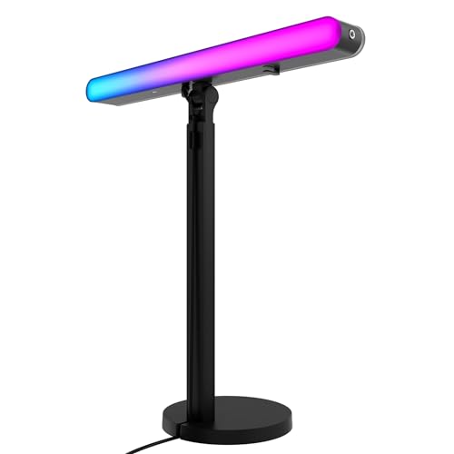 Logitech G Litra Beam LX Premium Dual-Sided RGB LED Streaming Key Light with TrueSoft, for Streaming, Broadcasting, LIGHTSYNC, Bluetooth, USB, PC/Mac - Graphite - style: RGB