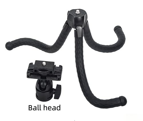 Flexible Octopus Tripod with Bluetooth Remote | Portable Phone Tripod Stand, Compact Camera Holder for Video Recording and Photography