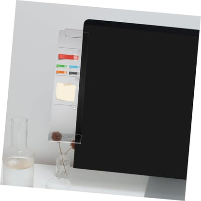 Holibanna 2Pcs Transparent Memo Boards with Phone Holders Convenient Computer Accessories for Office Home and Desktop Use Lightweight Design for Easy Viewing and Hands Phone