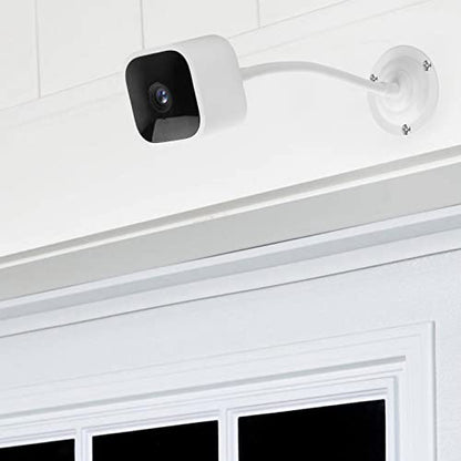 Mippko 2 Pack Camera Flexible Wall Mount Holder Compatible with Arlo/Blink/Reolink/Nest/Wyze/SimpliSafe Camera,Adjustment 8 inch Long Gooseneck Arm with Metal Base,1/4"-20 Threaded Screw,White - color: White