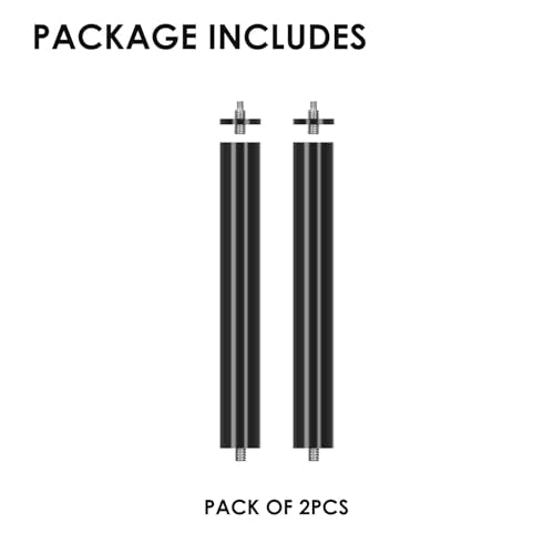 TARION Modular Base Extension Rod - 21.6"/55cm Extension Pole Set (2× 10.8" Sections) Compatible with Titanrig Lite Z, Desktop, Studio, Cart Products - size: Base Rod 21.6" / 55cm
