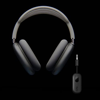 Twelve South AirFly Pro Bluetooth Wireless Audio Transmitter/Receiver for up to 2 AirPods/Wireless Headphones; Use with Any 3.5 mm Audio Jack, Black - color: Black, style: AirFly Pro