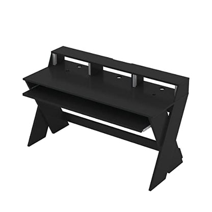 Glorious Sound Desk Pro Professional Studio Workstation in Black - style: Sound Desk Pro Black