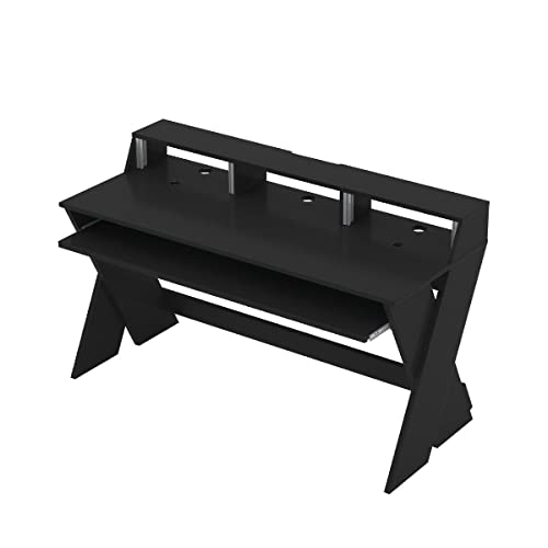 Glorious Sound Desk Pro Professional Studio Workstation in Black - style: Sound Desk Pro Black