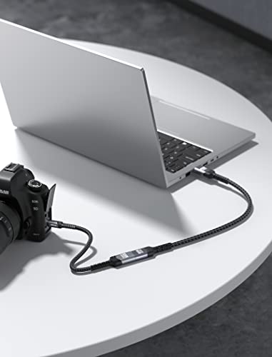 JSAUX Micro HDMI to HDMI Adapter, 4K@60Hz HDR 3D Dolby 18Gbps, Compatible with Raspberry Pi 5/Pi 4/Go Pro Hero/Nikon/Canon/Sony and Other Camera-Gray - color: Grey, size: 1 Pack