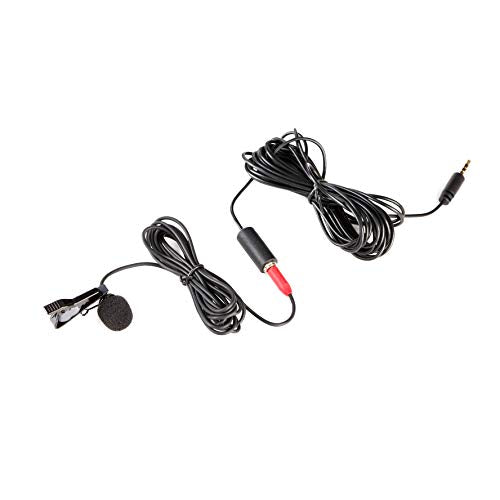 Saramonic Lavalier Clip-On Microphone for Smartphone with 4M Extension Cable Professional Video Microphone (SR-LMX1+)