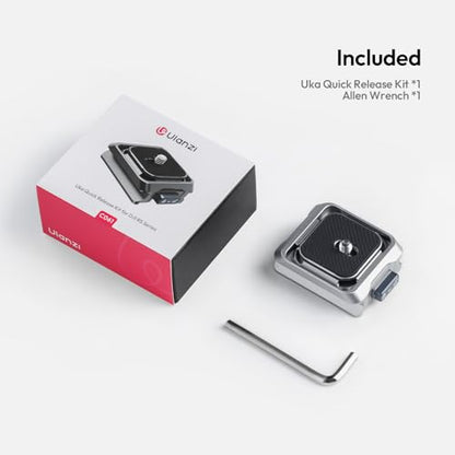 ULANZI UKA Stabilizer Quick Release Kit with QR Plate,Compatible with RS 2, RS 3, RS 3 Pro, RS 4, RS 4 Pro, and RS 4 Mini