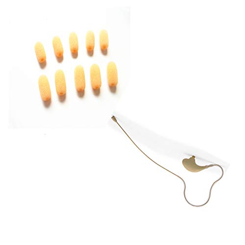 15 Pack Mini Lavalier (Tiny!) Foam Cover Windscreen for Countryman E6 and Other Headset Lapel Microphones (Tiny) - color: tiny