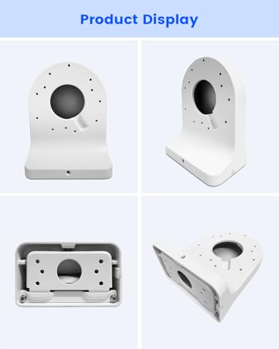 Compatible with HDW4433C-A, HDBW4431R-ZS, HDBW4431R-S, HDBW4431R-AS and Related Series, Waterproof Wall Mount Bracket, Aluminum Alloy Arm for IP Dome Cameras - size: Pole Bracket 1 for Dome Cam