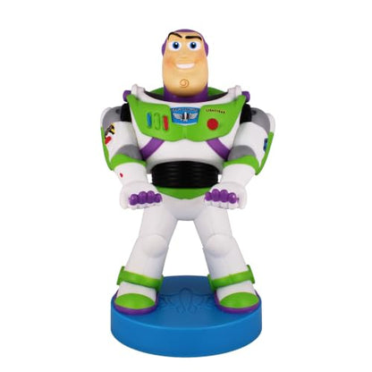 Cableguys Toy Story Buzz Lightyear Controller Holder & Phone Stand - Gaming Accessories for Room and Desk Setup, Holder Compatible with Xbox, PlayStation & Most Standard Game Controllers