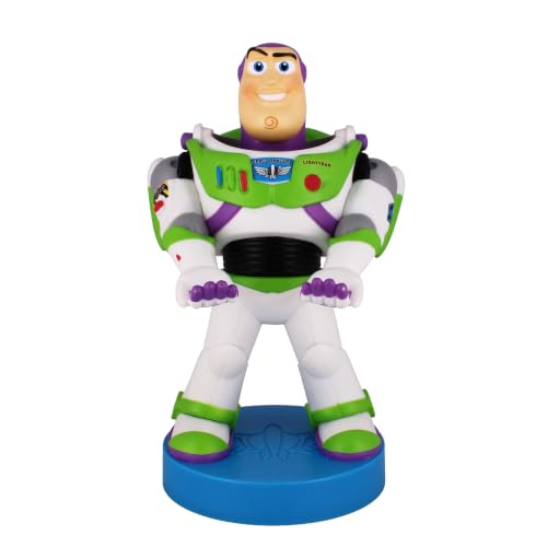 Cableguys Toy Story Buzz Lightyear Controller Holder & Phone Stand - Gaming Accessories for Room and Desk Setup, Holder Compatible with Xbox, PlayStation & Most Standard Game Controllers