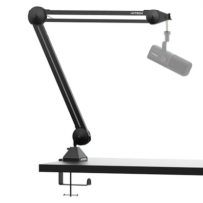 IXTECH Microphone Boom Arm Stand, Heavy Duty Adjustable Mic Stand with Cable Ties, Desk Mount Arm Stand for Gaming Streaming Podcasting. - color: MI06 LARGE