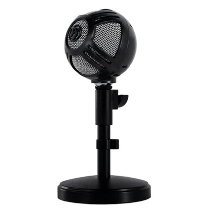 Arozzi - Sfera PRO Professional Grade Gaming/Streaming/Office USB Microphone - Cardioid, Cardioid -10dB, and Omnidirectional Polar Patterns, Boom Arm Compatible - Black