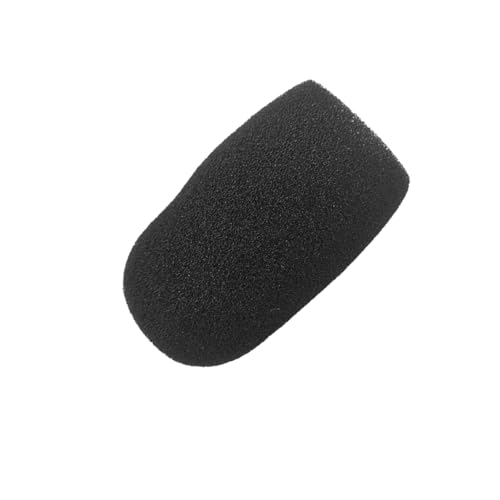 Boom Mic Windscreen Sock Flight Helmet Headset Foam Microphone Cover Long Small Medium Large Windsocks Windshield Shield for Bose a20 a30 for Peltor Comtac 3 Tactical 6s Headphone(Black,10Pack)