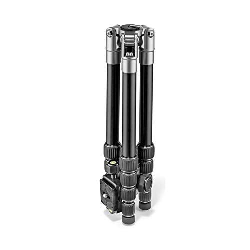 Manfrotto Element Traveller Small Aluminum 5-Section Tripod Kit with Ball Head - color: Gray, size: Element Small 56.3"