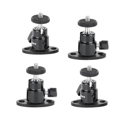 CAMVATE 1/4"-20 Mini Ball Head with Ceiling Mount for CCTV & Video (4 PCS)