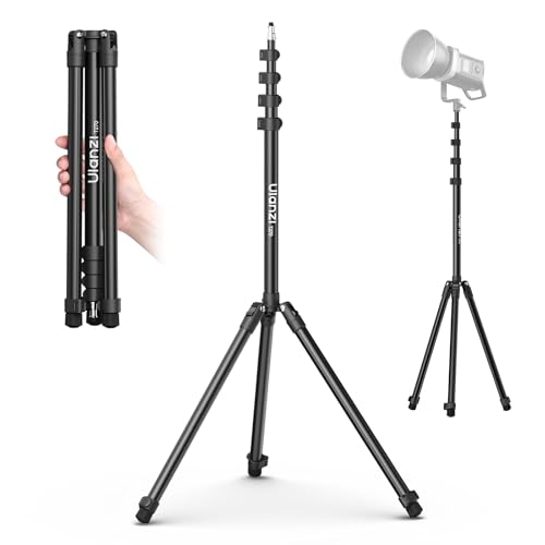 ULANZI T270 Light Stand - 8.8FT/270cm Adjustable Photography Light Stand Tripod, Aluminum Portable Studio Lighting Stand for Softbox, LED Video Light, Reflector, Strobe, Photo Video Photography - size: 8.8 ft