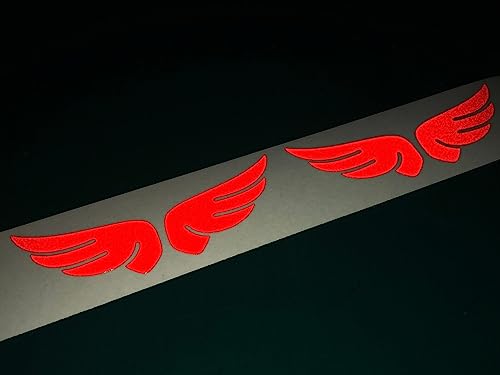 Turner Moore Edition Red Reflective Vinyl Permanent Adhesive, 12x12 Sheets Reflective Vinyl for Cricut, Cars, Bikes, Decals, Stickers, Signs, Helmets, Mailbox, Numbers, Reflective Tape (3-Pack) - color: Red (Engineer Grade)
