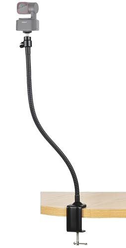 25'' Webcam-Stand Clamp Mount Holder Compatible with OBSBOT Tiny 3/Tiny 3 Lite/Tiny-2 Lite/Tiny 2/ Tiny SE/Meet 2/Meet SE/Meet Tair Ari Webcams